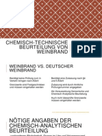 Chemisch-Technische Beurteilung Von Weinbrand Präsentation
