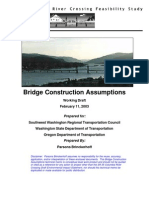 Bridge Construction Assumptions