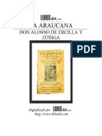 Ercilla Alonso de y Zuniga - Araucana