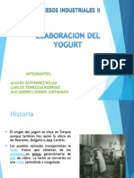 Elaboracion Del Yogurt