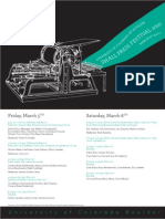 2010 Boulder Small Press Festival Poster