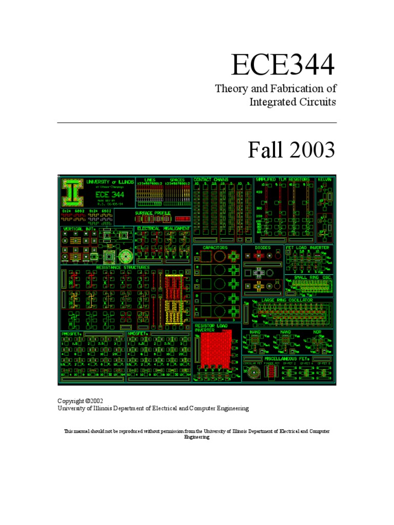 Lab Theory And Fabrication Of Inter Grated Circuits Semiconductor Device Fabrication Microsoft Excel