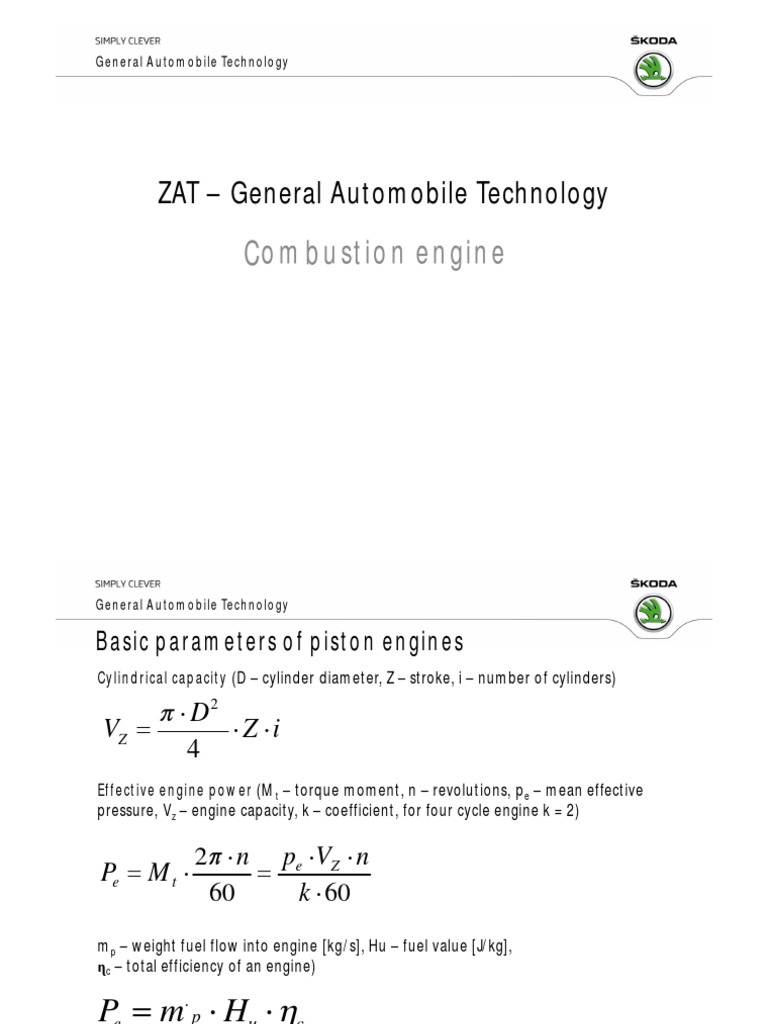 Automobile Engine Basics Explained | PDF