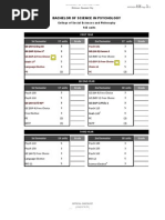 UP Statistics Degree Checklist | PDF | Educational Assessment And ...