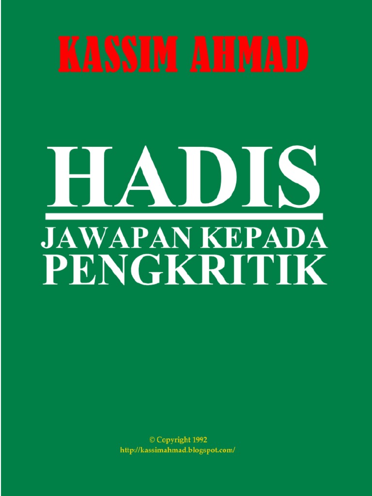 Hadis Jawapan kepada Pengkritk