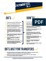 personal statement dos and donts