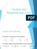Parallel and Perpendicular Lines Powerpoint