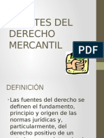 fuentes del D° Mercantil