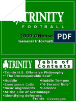 Andrew Coverdale Spread Offense Trinity High School