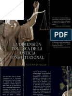 La Dimensión Política de La Justicia Constiucional