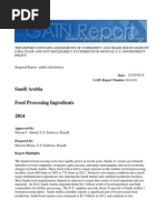 Food Processing Ingredients Riyadh Saudi Arabia 12-30-2014