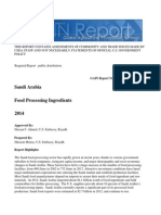 Food Processing Ingredients Riyadh Saudi Arabia 12-30-2014