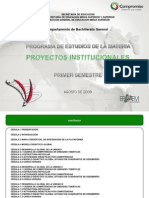 Proyectos Institucionales I