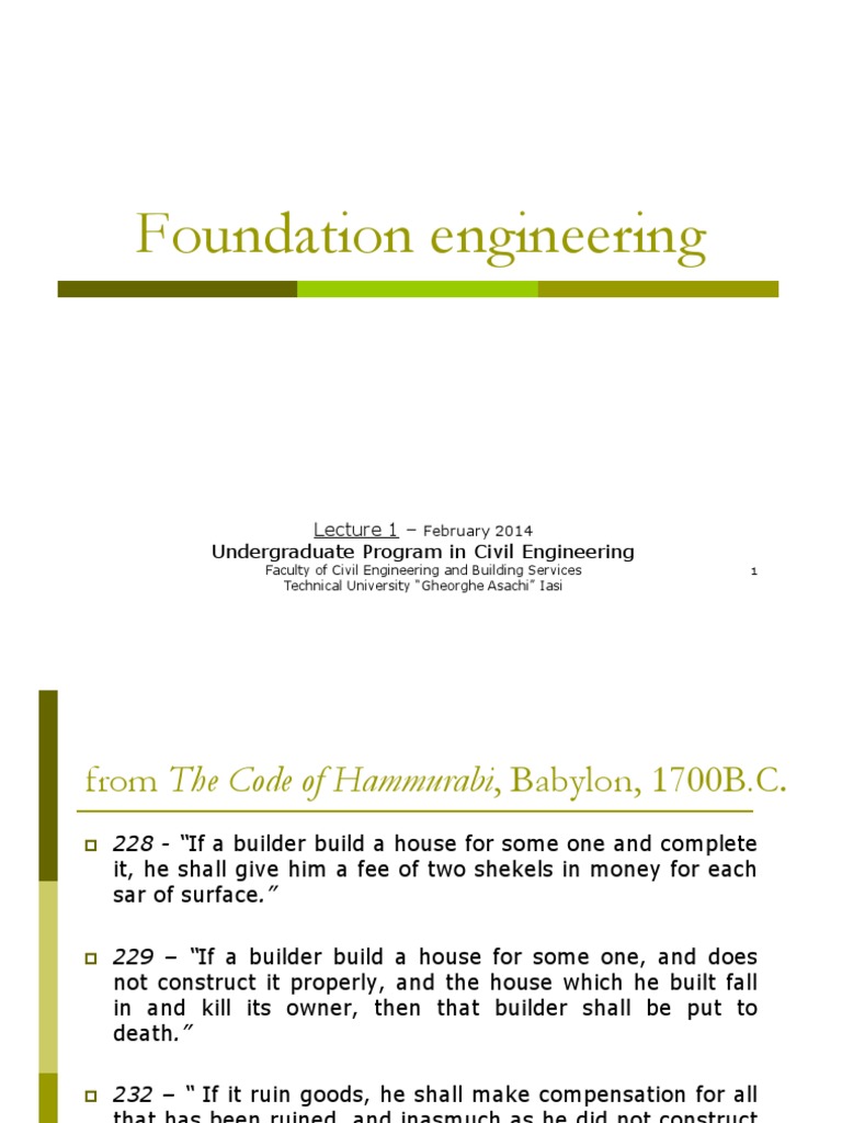 Foundation Engineering | PDF
