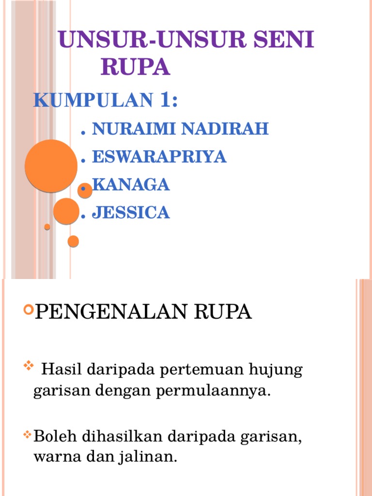 Unsur-Unsur Seni Rupa | PDF