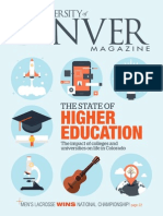 University of Denver Magazine fall 2015 issue