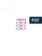 Tables (v_503_b, c, d)