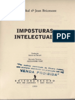 Sokal Imposturas Intelectuais