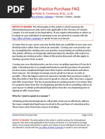 Download Dental Practice Purchase  Sale FAQ by CanadaLegalcom SN27633500 doc pdf