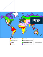 World Biome Map and Legend