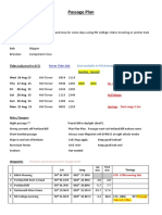 Passage Plan: General Outline