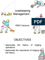 Housekeeping Management