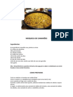 Moqueca de Camarões