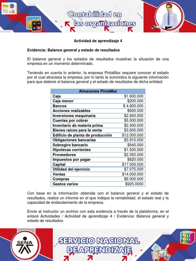 Evidencia 4 Contabilidad en Las Organizaciones | PDF
