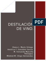 Destilación de Vino