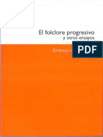 Ernesto de Martino, El Folklore Progresivo