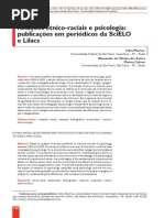 Artigo - Relações étnico-raciais e psicologia