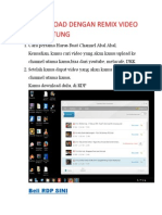 Trik Reupload Dengan Remix Video Bebas Pentung