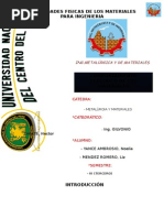 Comportamiento eléctrico de los materiales