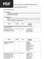 Matrix On Strategic Plan For Customs Development (SPCD)