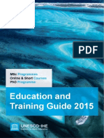 Unesco-ihe Etguide 2015