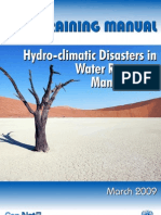 Manual For Hydro-Climatic Disasters in Water Resources Management