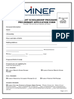 2010 Fulbright Application Form