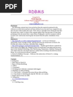 Download SQL Notes by Watsh Rajneesh SN276416 doc pdf