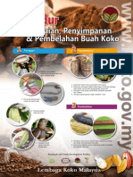 Prosedur Penuaian, Penyimpanan & Pembelahan Buah Koko