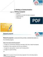 Topic 2 - Writing A Proposal
