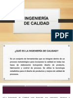 Qué Es Ingeniería de Calidad