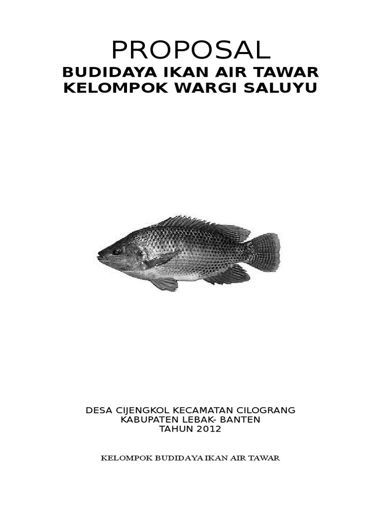 4100 Budidaya Ikan Air Tawar Di Indonesia Pdf HD Terbaik