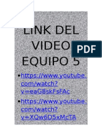Link Del Video y Evidencias de Clase Equipo 5