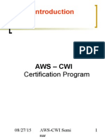 Certification Program: Aws - Cwi