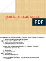 Ejercicios Edad Media