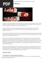 A Bíblia Ensina - Pesquise e Aprenda Mais Sobre o Livro Sagrado