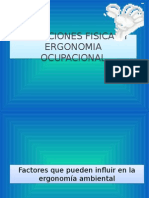 Condiciones Fisicas y Ergonomia Ocupacional