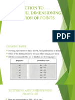 Introduction To Lettering, Dimensioning and Points