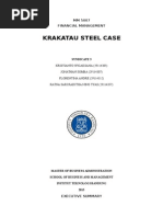 Download Analisis Krakatau Steel a by JonathanSomba SN276448367 doc pdf