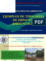 Cap. II-Aejemplos de Tipologia de Impactos Ambientales